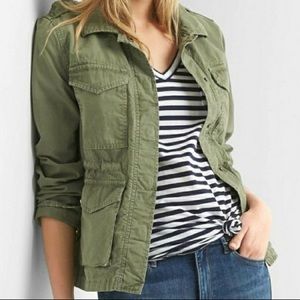 GREEN MILITARY COAT WOMENSWEAR